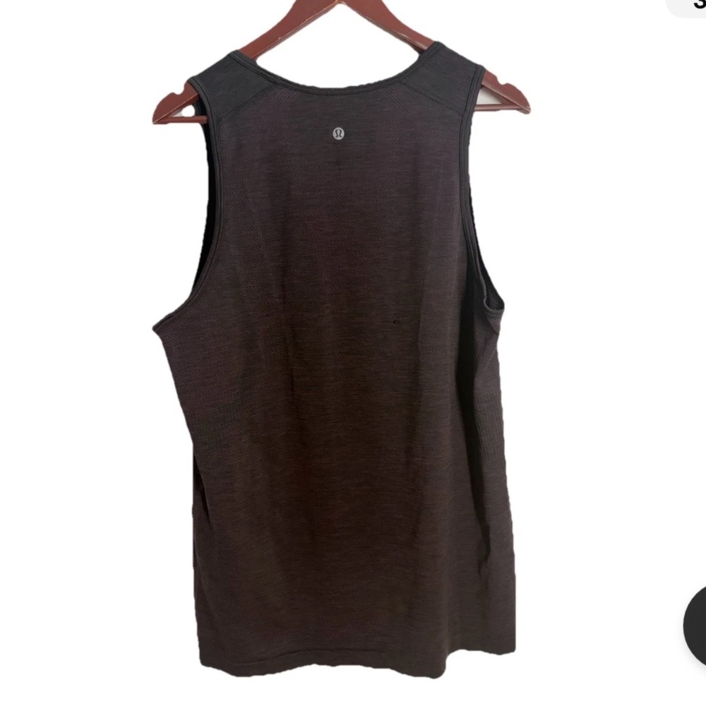 Lululemon Metal Vent Tech Tank Top 2.0 Mens L Heather Black Cherry - Picture 3 of 9